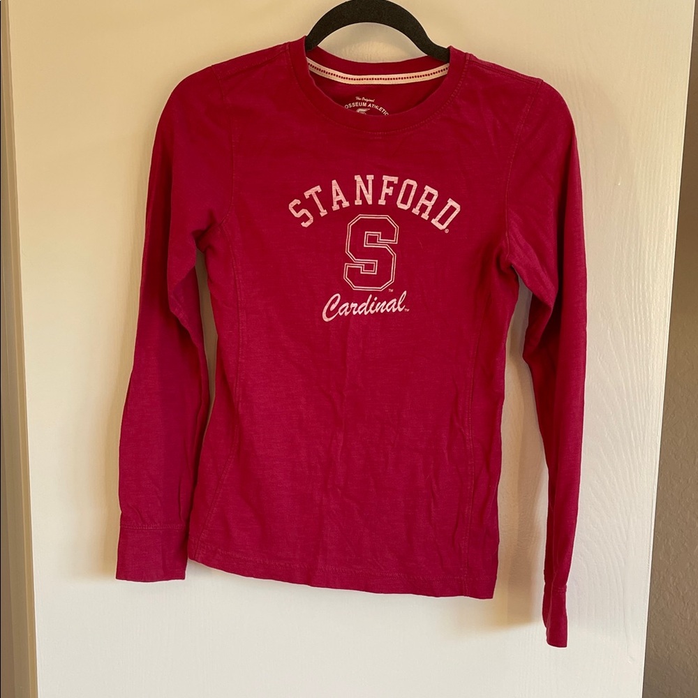 Stanford Cardinal Women’s or Girls’ Long Sleeve Tee - Crimson